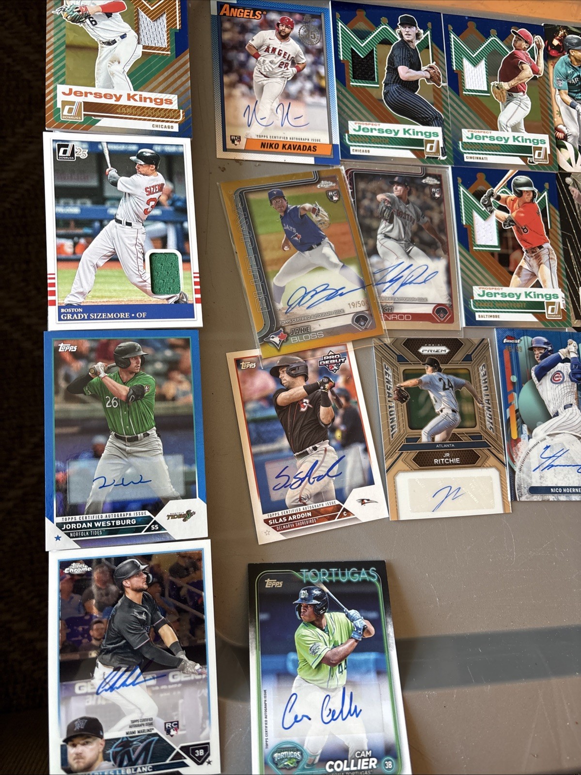 Huge Auto And Game Used Lot Baseball view 8