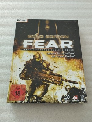 F.E.A.R. Gold Edition Deutsch Bigbox Eurobox PC DVD CD Rom Box Zustand: Sehr Gut