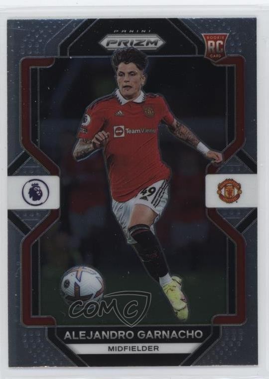 2022-23 Panini Prizm Premier League Alejandro Garnacho #90 Rookie RC 09wc