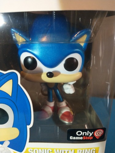 Funko Pop! Vinilo: Sonic the Hedgehog con anillo metálico exclusivo de GameStop - Imagen 9 de 9