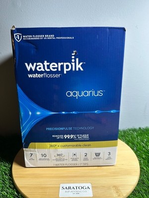 Waterpik Aquarius WP-660 Corded Electric Water Flosser White- Sealed Bags & New
