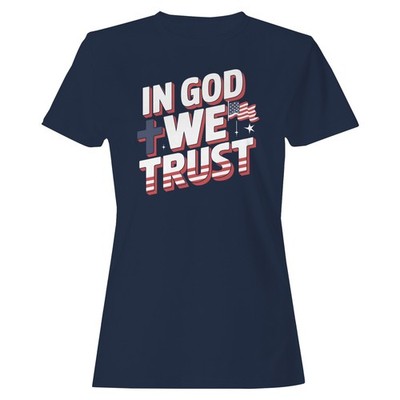 In God We Trust Patriotic Women's T-shirt