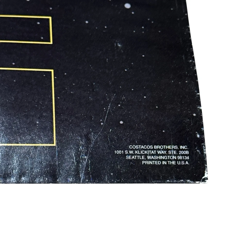 Vintage 1997 Rookie 8 Bryant Mamba Lakers Poster Earth To Kobe 16x20 - Image 3 of 4