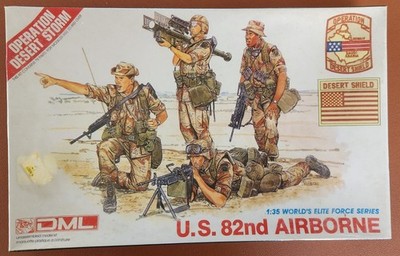 1/35 US 82nd Airborne (4) w/FIM92 Stinger Missile System DML Dragon NISB