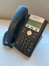 Polycom SoundPoint IP 331 Power Over Ethernet (PoE) VoIP Desk Phone Black