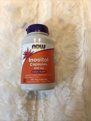 NOW Foods Inositol 100 Capsules 500mg