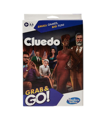Cluedo Grab & Go Kartenspiel Familienspiele Klassiker Brettspiele Familienunterhaltung