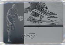 2022-23 Panini Noir Printing Plate Black 1/1 Khris Middleton #SSS-KMD Auto 0fo5
