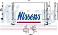 Nissens 941261 Kondensator FüR Klimaanlage Kondensator Klimaanlage FüR Porsche