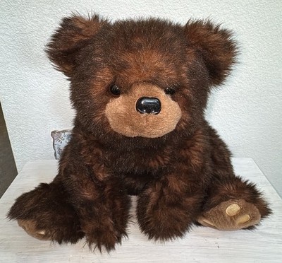 Bearington Collection Huggy Ben Plush Bear Stuffed Animal - 24  Brown Grizzly