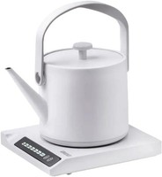 Unold Wasserkocher Clara 18210 0,6L 1000W Edelstahl Weiß 7 Stufen