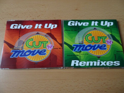 2 Maxi CD Set Cut N Move - Give it up + Remixes - 1993 - 90s Kult