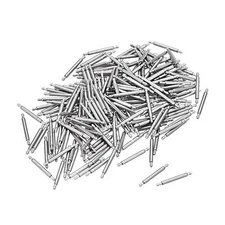 11mm Watch Band Pin 1.3mm Dia Steel Single Flanged End Spring Bar Pins 200pcs
