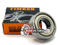 TIMKEN 6002 ZZ C3 DEEP GROOVE BALL BEARING, METAL SHIELDED 15x32x9mm
