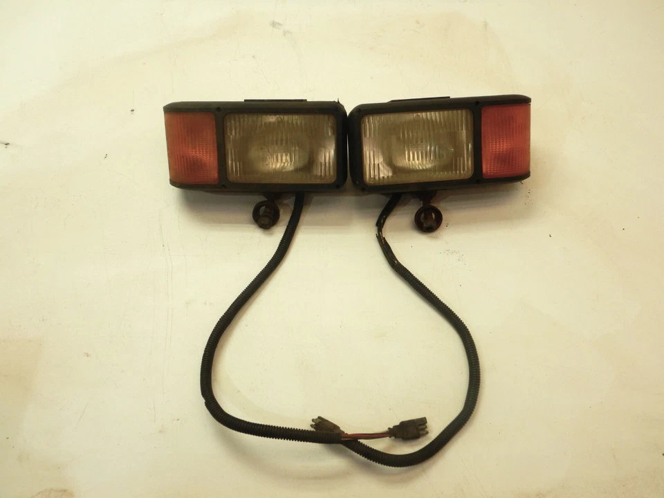 Trucklite All Terrain Snow Plow Head Light Lights Lamp Pair FREE SHIPPING Foto 2 de 4