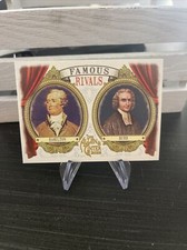 2022 Topps Allen & Ginter Alexander Hamilton & Aaron Burr Famous Rivals FR-1