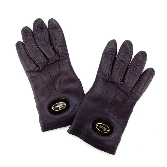 SALE GUCCI ロンググローブ Gucci gloves Brown Gold Woman Authentic Used Y4954 | eBay