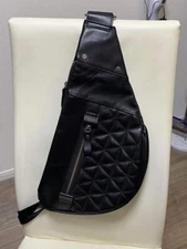 LANVIN en Bleu Crossbody Bag Black