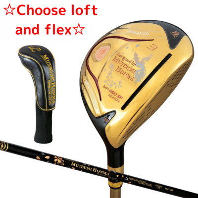 Mutsumi Honma Fairway Wood MH250SF Phoenix With Head Cover hoose Flex & Loft NEW