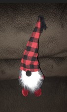 NEW Pottery Barn Gnome Pillow Plush Holiday Christmas Decor Object Medium NWT