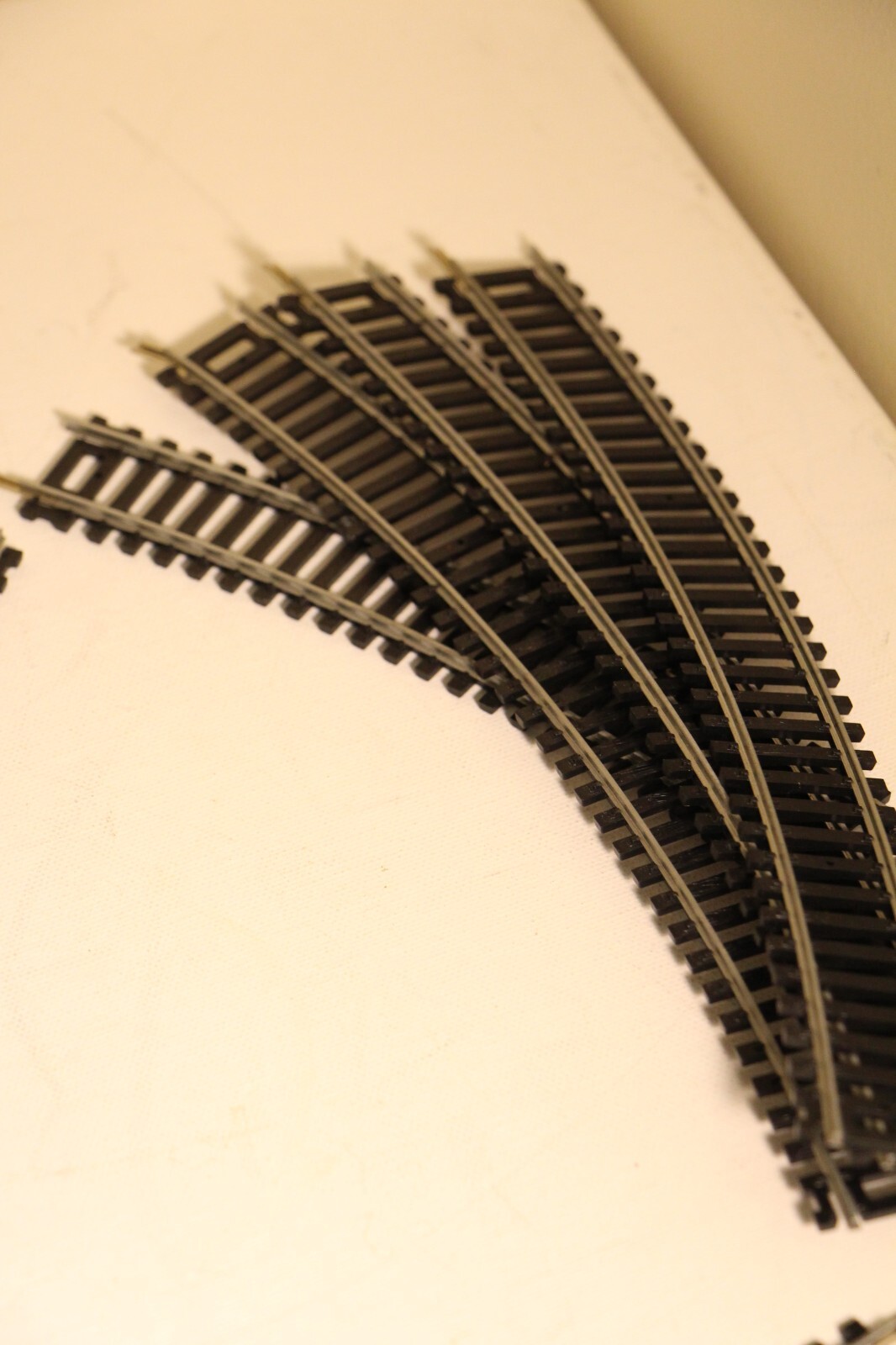 Vintage Bachman Lot of 12 Train Tracks 11 R 18" Curved HO Scale 1