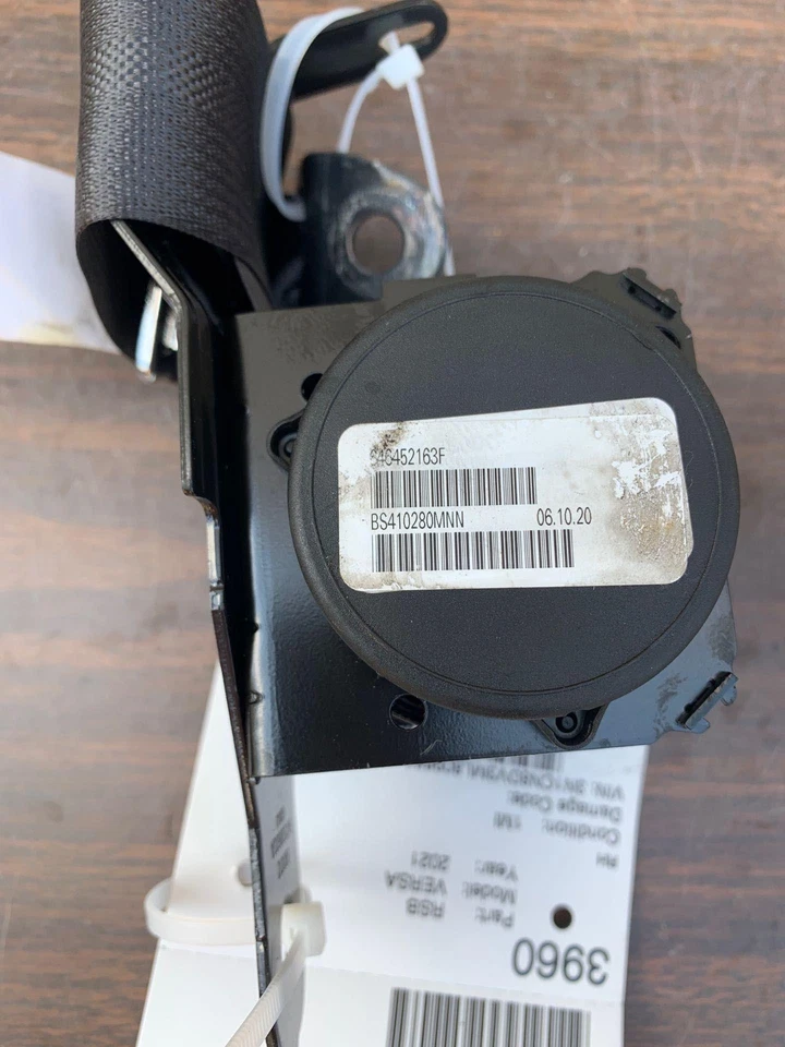 ✅ 2021 NISSAN VERSA ПРАВЫЙ ЗАДНИЙ РЕМЕНЬ БЕЗОПАСНОСТИ RH OEM - Изображение 2 из 4