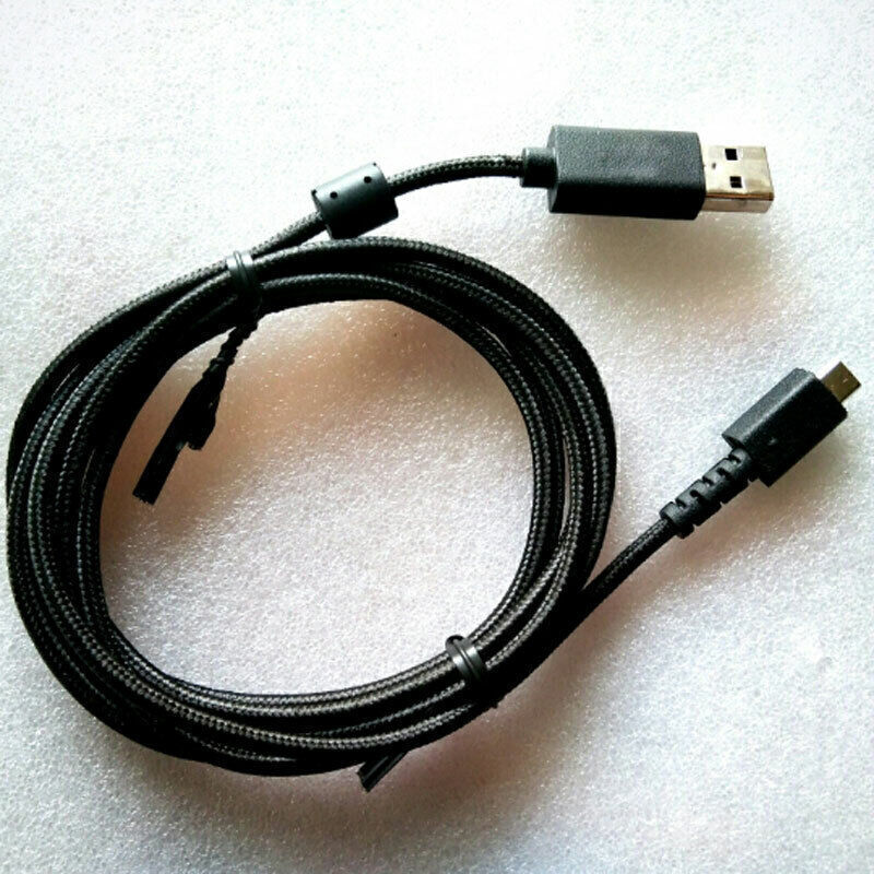 USB Braided Charging Cable for Logitech G502 Wireless Gaming Mouse