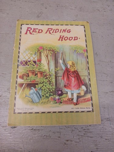 VINTAGE Red Riding Hood 08 Little Kitten Series -Charles E. Graham & Co. PB