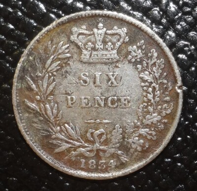 1834 Great Britain Silver Six Pence KM# 712 CC2409-03 | eBay