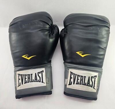 Everlast Ever Fresh Training Boxing Gloves Unisex Adult Black 16 oz  Pro Style