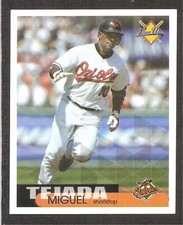 Miguel Tejada 2005 LineUp #56 Poder Latino Venezuelan Stickers Orioles