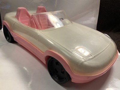 white barbie car