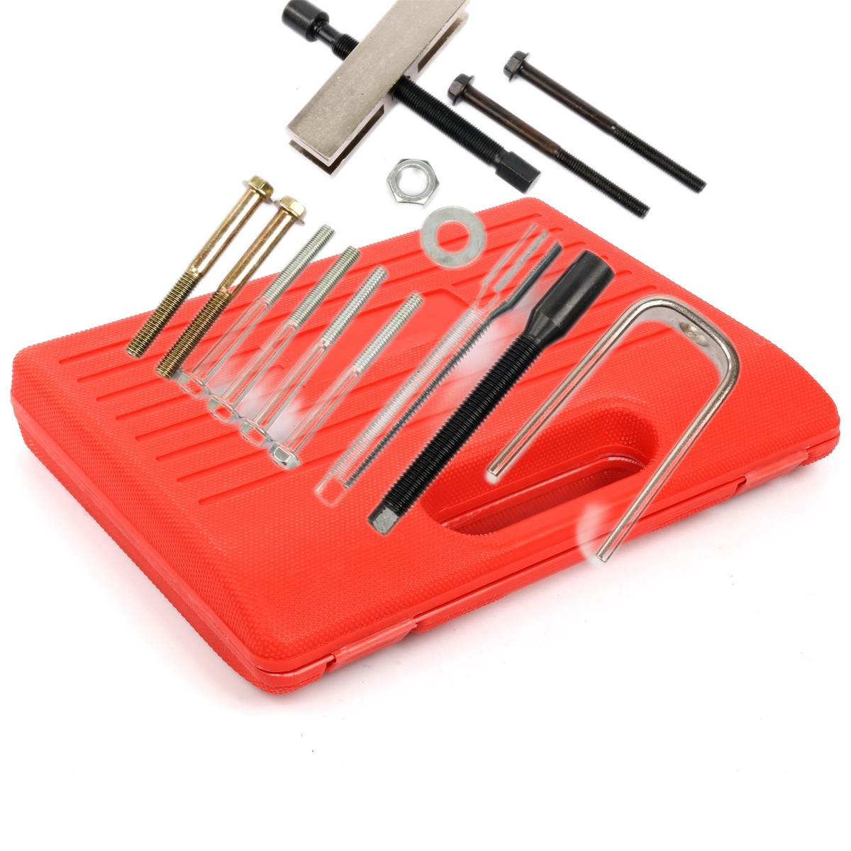 14Pcs Steering Wheel & Lock Plate Puller Compressor Remover Installer Tool Kit | UK - View #2