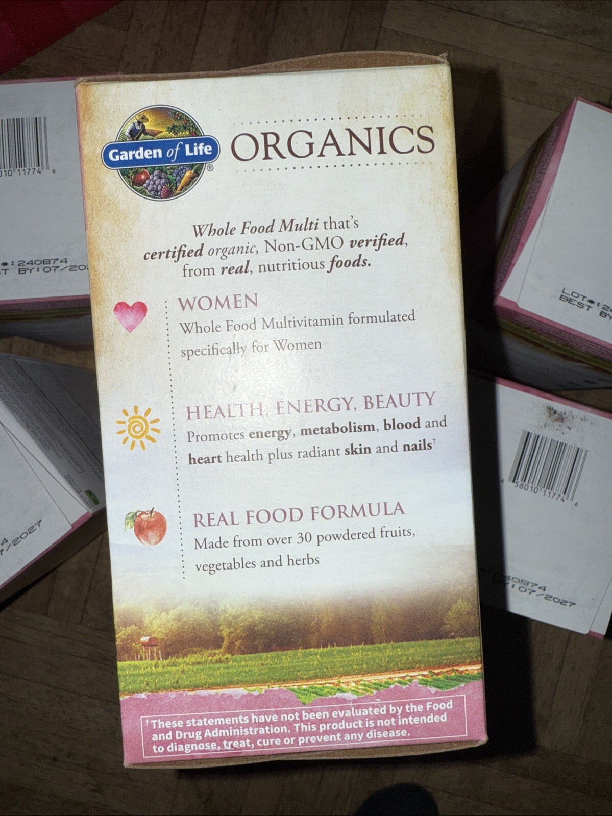 Garden of Life Mykind Organics Women's Multivitamin 120 Tablets) Exp 7/26