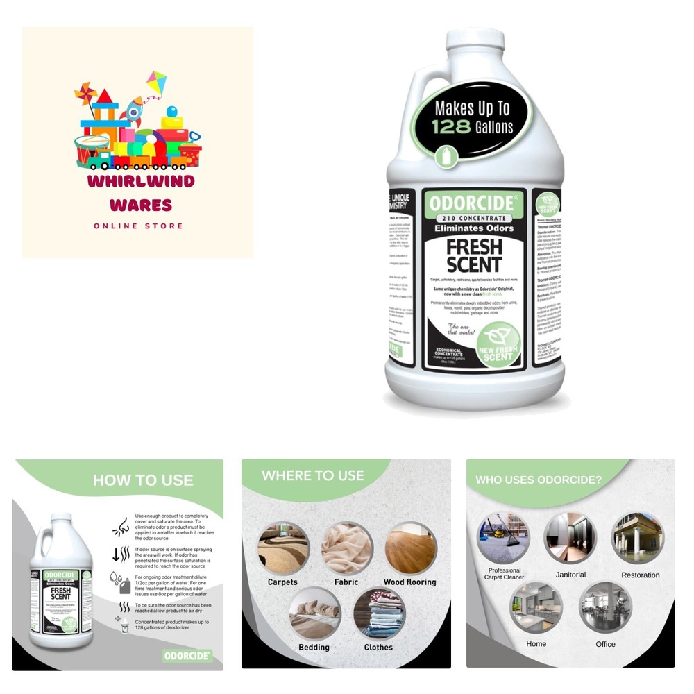 Odor Eliminator Concentrate: Odor Eliminator for Strong Odor on Carpets, Hard...