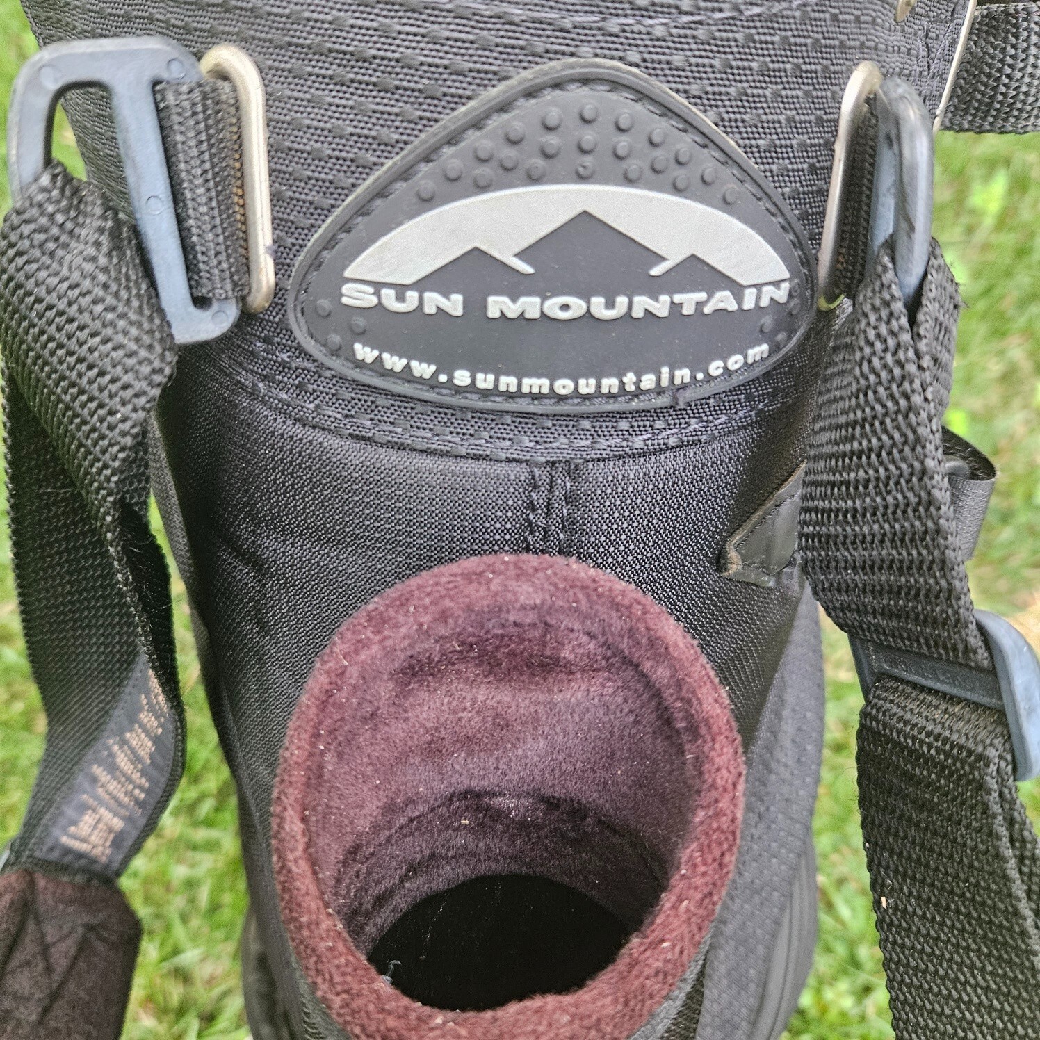 Sun Mountain Golf Bag Stand Carry Black Red 14Way MultiPurpose Bag