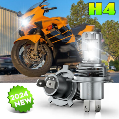 2pcs H4 9003 LED Headlight Bulb Whites for Honda CBR600F4 1999-2000 High Power