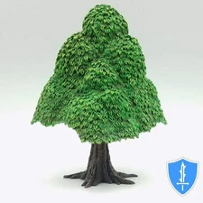 Verdant Medium Tree (dual) - Monster Fight Club D&D Pathfinder Painted Scenery