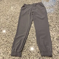 Columbia Woven Jogger Men's Timberlake Camp Pants Gray Medium 30" Inseam Stretch