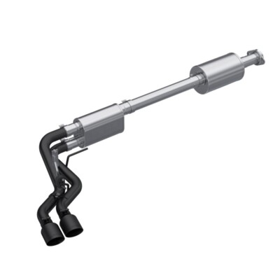 MBRP Pre-Axle Exhaust 21-25 Ford F150 Black Coated Dual Street Prof 2.7 3.5 5.0L