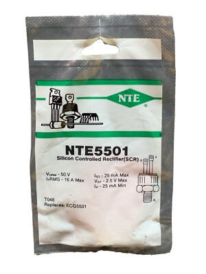 NTE5501 Silicon Controlled Rectifier (SCR) TO48 Replaces ECG5501