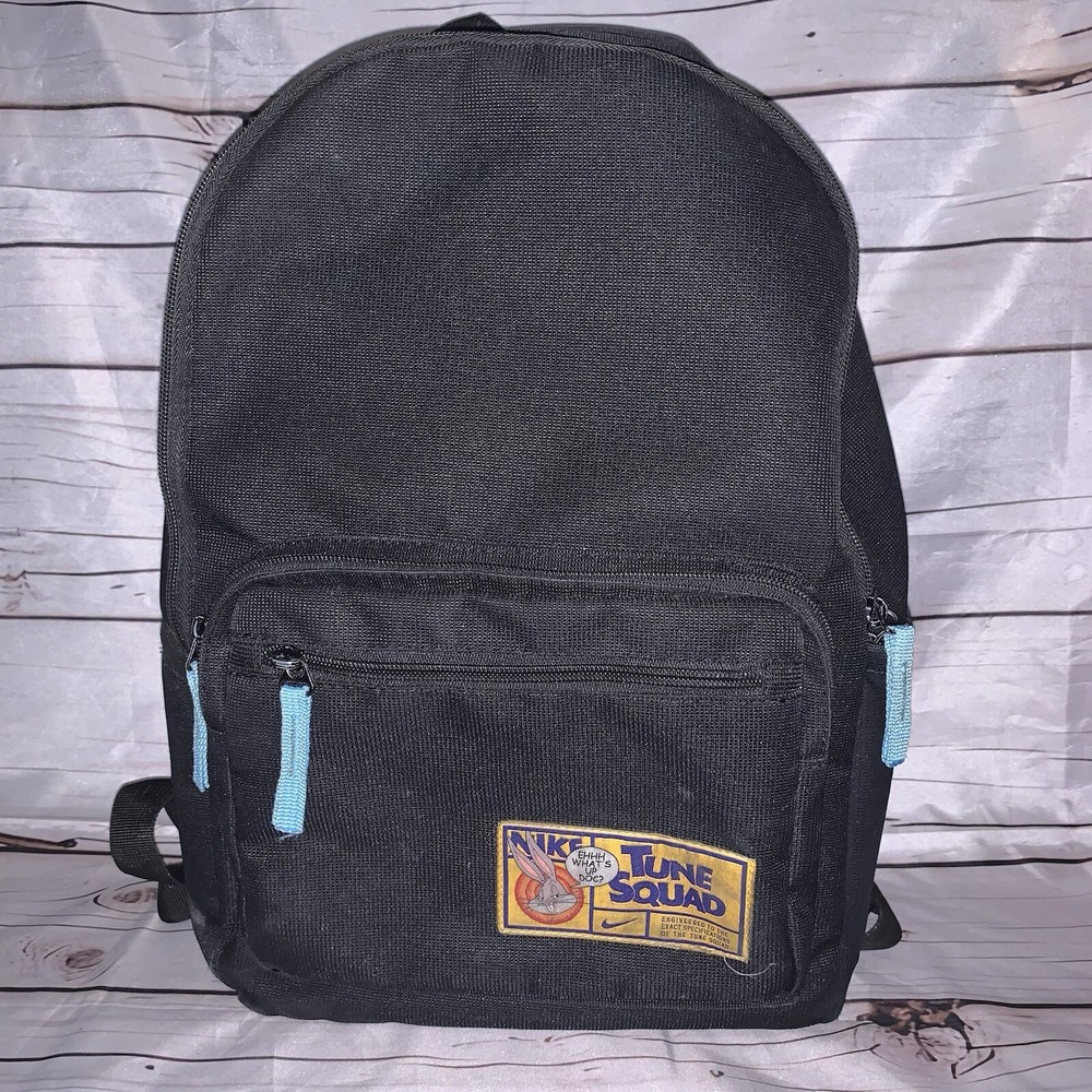 Nike Space Jam 2 Lebron Backpack Tune Squad Black Blue GUC Vintage Style