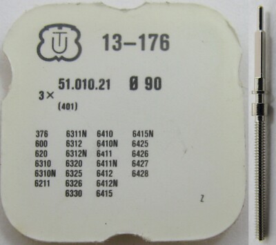 Unitas 176 376 600 620 6310  6310N winding stem for watch part #401 x1 tap 10