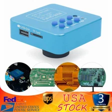 1080P HDMI USB Digital Industrial Microscope Video Recoder C-Mount W/ Remote