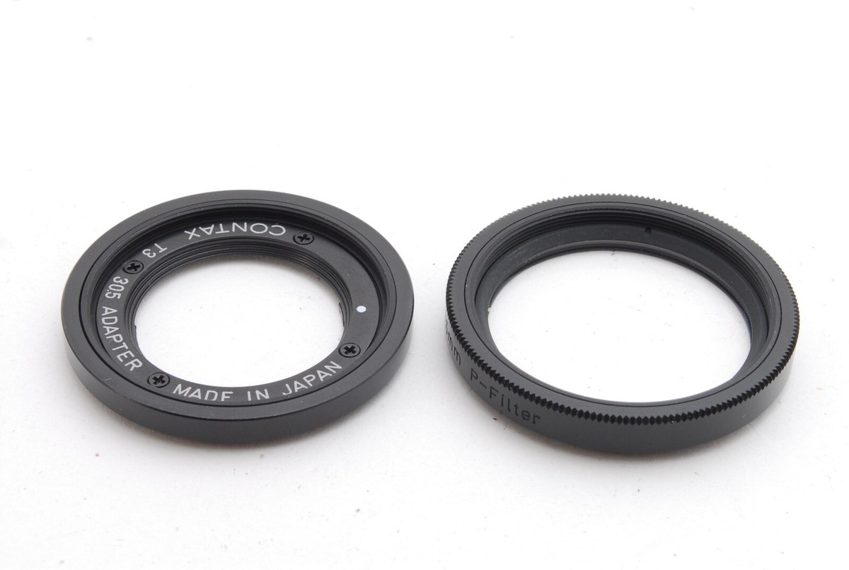 CONTAX コンタックス T3 30.5 ADAPTER ブラック MINT ] Contax T3 30.5 Adapter Black + 30.5 P Filter Kyocera