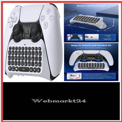Wireless PS5 Pro Slim Gamepad with Integrated Speaker und Audio Jack