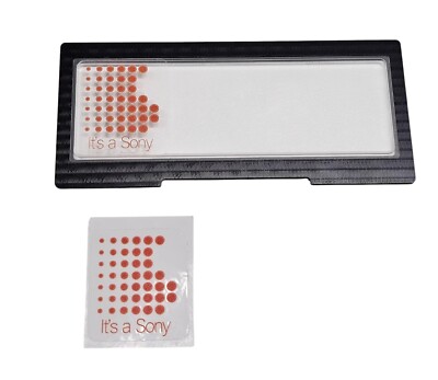 Upgraded Cassette Cover Window for Sony Walkman WM-D6C WM-D6 + Free Sticker