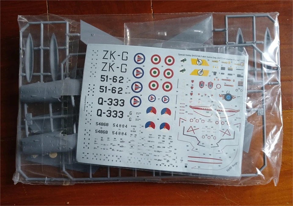 Special Hobby F 86K Sabre 1/72 Aviazione italiana Dutch Norwegian + Resin Part - Immagine 2 di 4