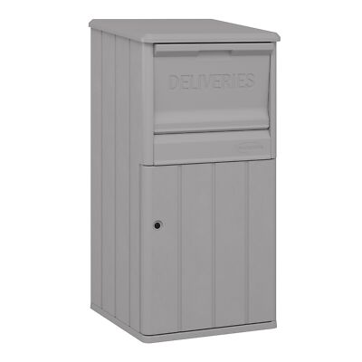 Suncast 33.5-Gallon Capacity Package Delivery Box, Parcel Drop Box with Lock, We