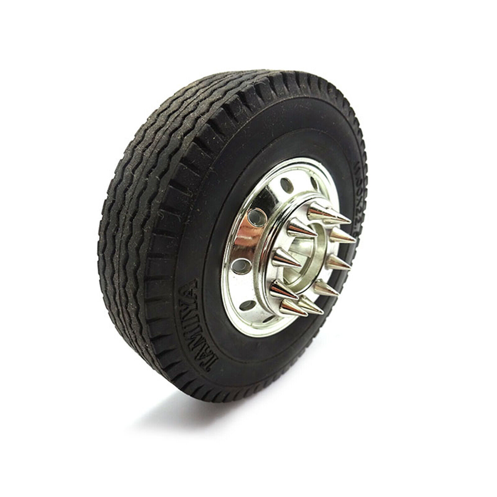 For 1/14 Tamiya RC Tractor Trucks Front Wheel Hub Decorative Rivet Punk